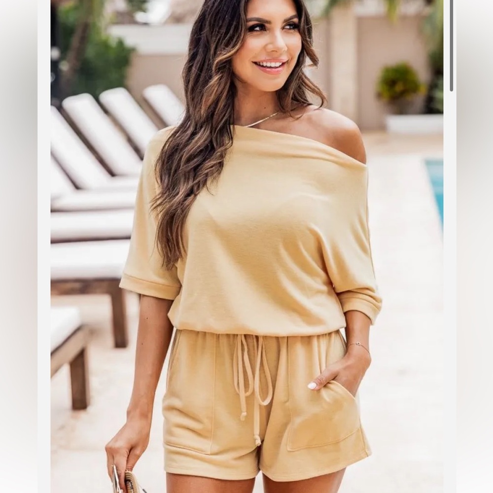 Truthfully Trendy Yellow Romper